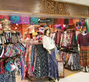 Angie's Fashion Singapore Holland Village, bohemian apparel store, hair accessories, hairbands, belts, bags, scarves, rings, bangles, bracelets, anklets, earrings
