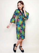 Load image into Gallery viewer, Bell Sleeve Leafie Dress | Angie&#39;s Fashion
