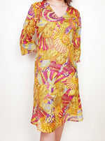 Load image into Gallery viewer, Bias Mid-sleeve Aurum Dress | Angie&#39;s Fashion
