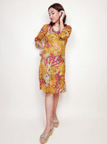 Load image into Gallery viewer, Bias Mid-sleeve Aurum Dress | Angie&#39;s Fashion
