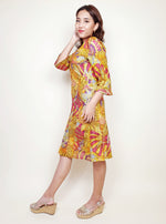 Load image into Gallery viewer, Bias Mid-sleeve Aurum Dress | Angie&#39;s Fashion
