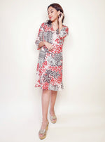 Load image into Gallery viewer, Bias Mid-sleeve Fearn Dress | Angie&#39;s Fashion
