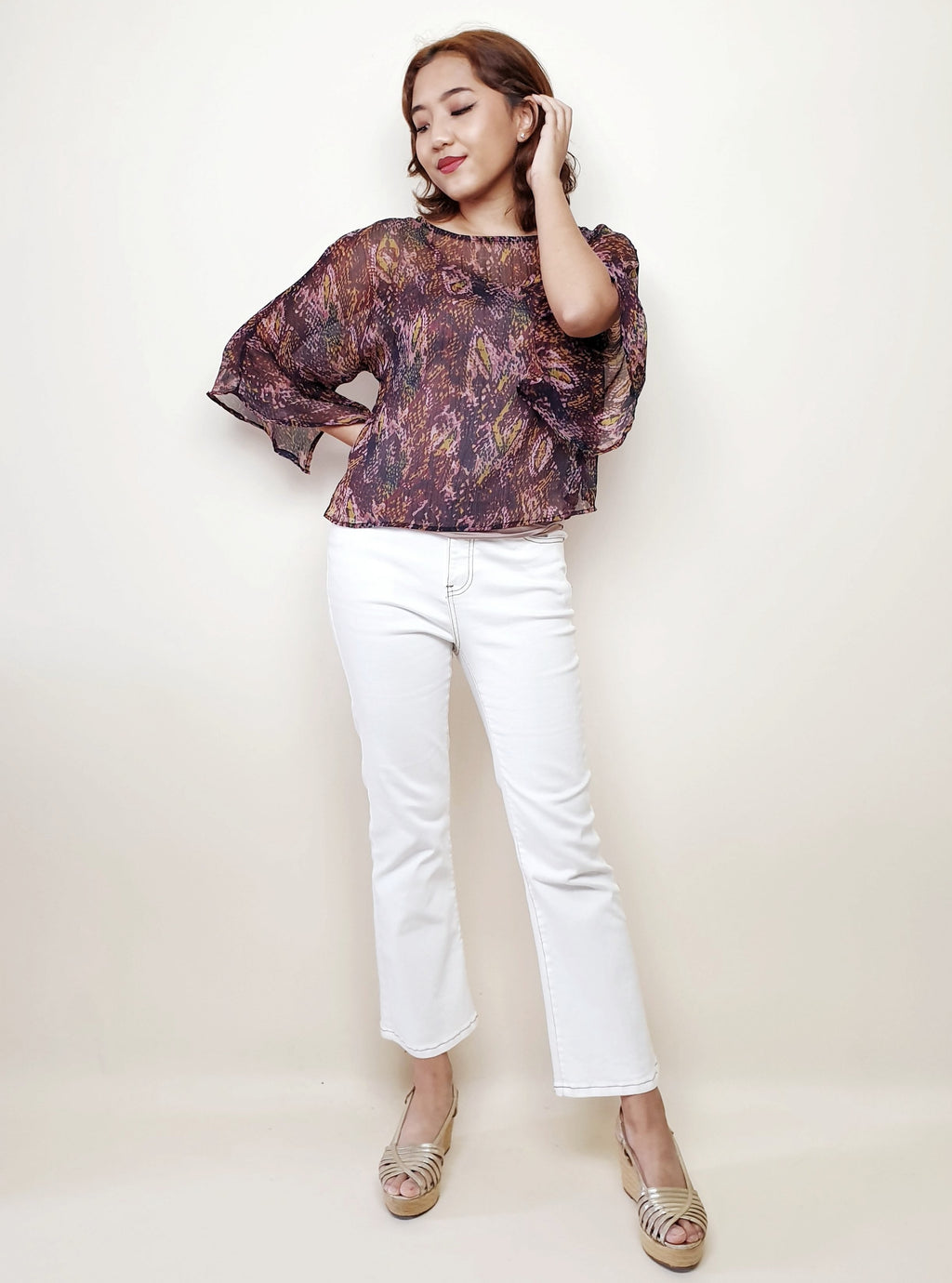 Boat Neck Lizelle Top | Angie's Fashion