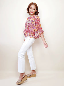 Boat Neck Sandrea Top | Angie's Fashion