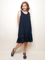 Load image into Gallery viewer, Cotton Black Embroidery Dress | Angie&#39;s Fashion
