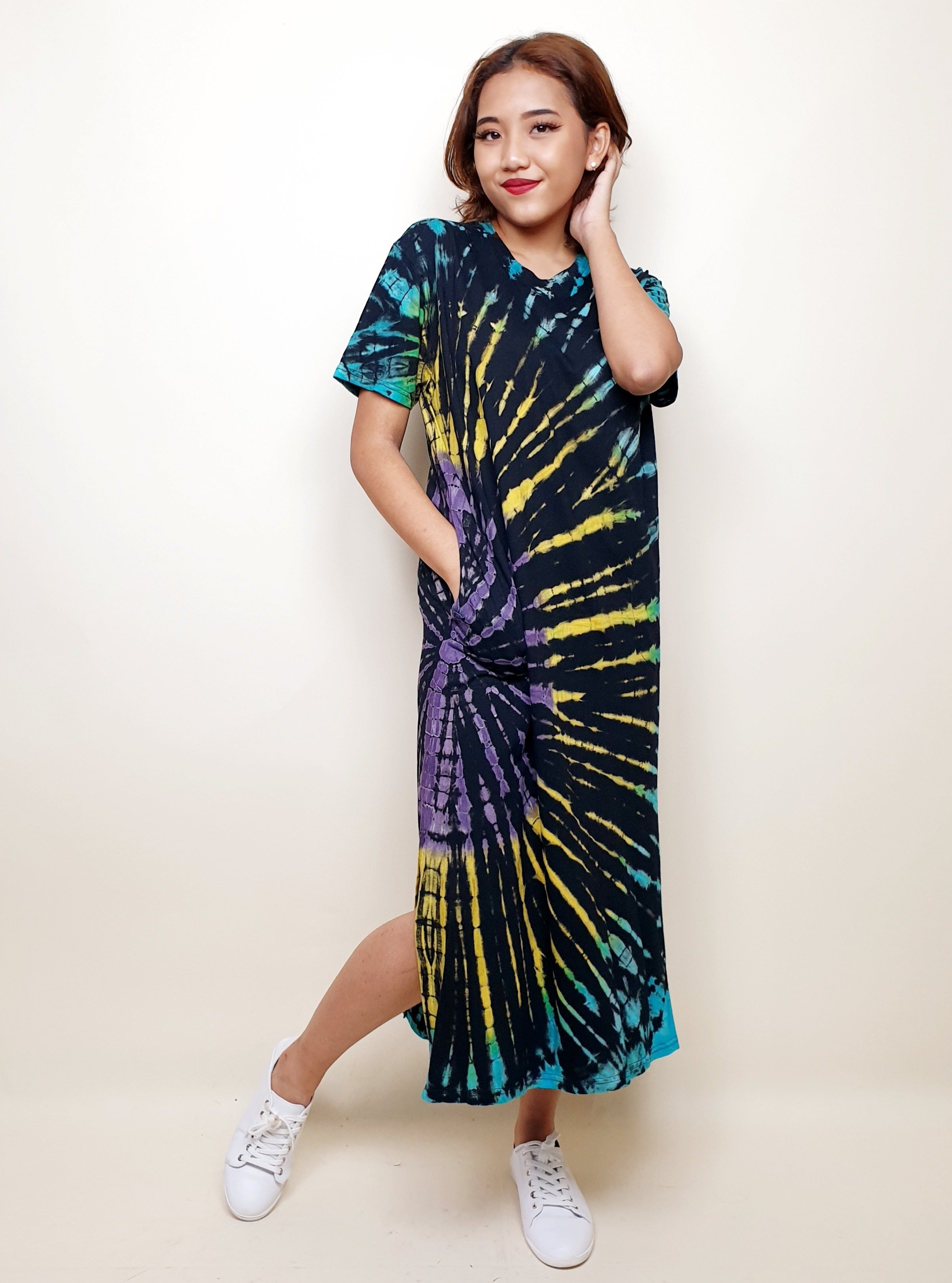 Jersey Tie Dye Fancer Dress | Angie's Fashion