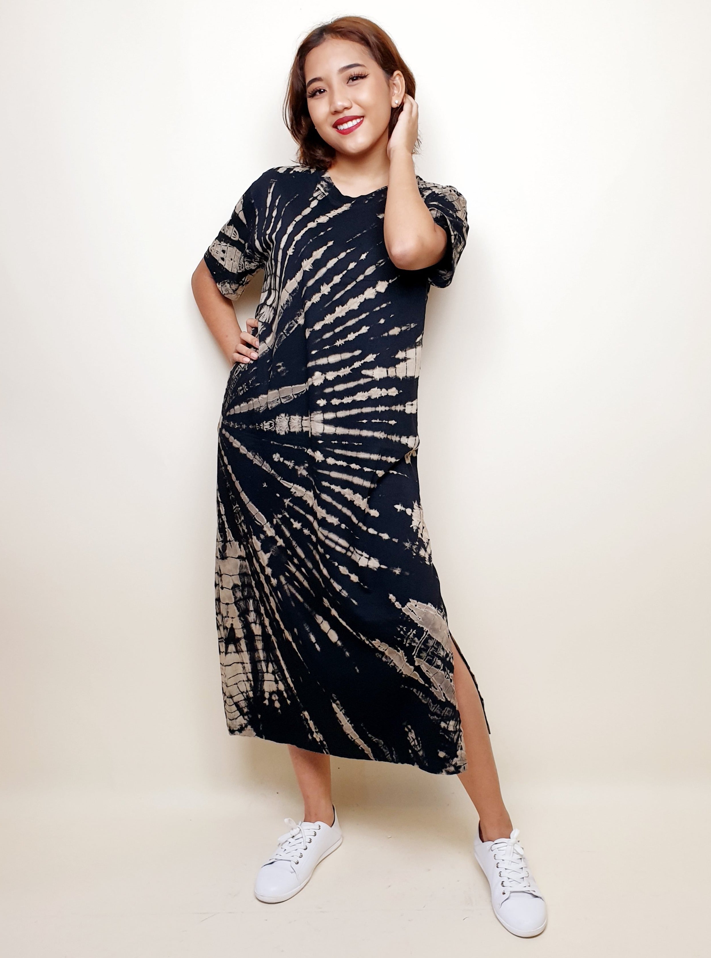 Jersey Tie Dye Spencer Dress | Angie's Fashion Jersey Tie Dye Spencer Dress | Angie's Fashion