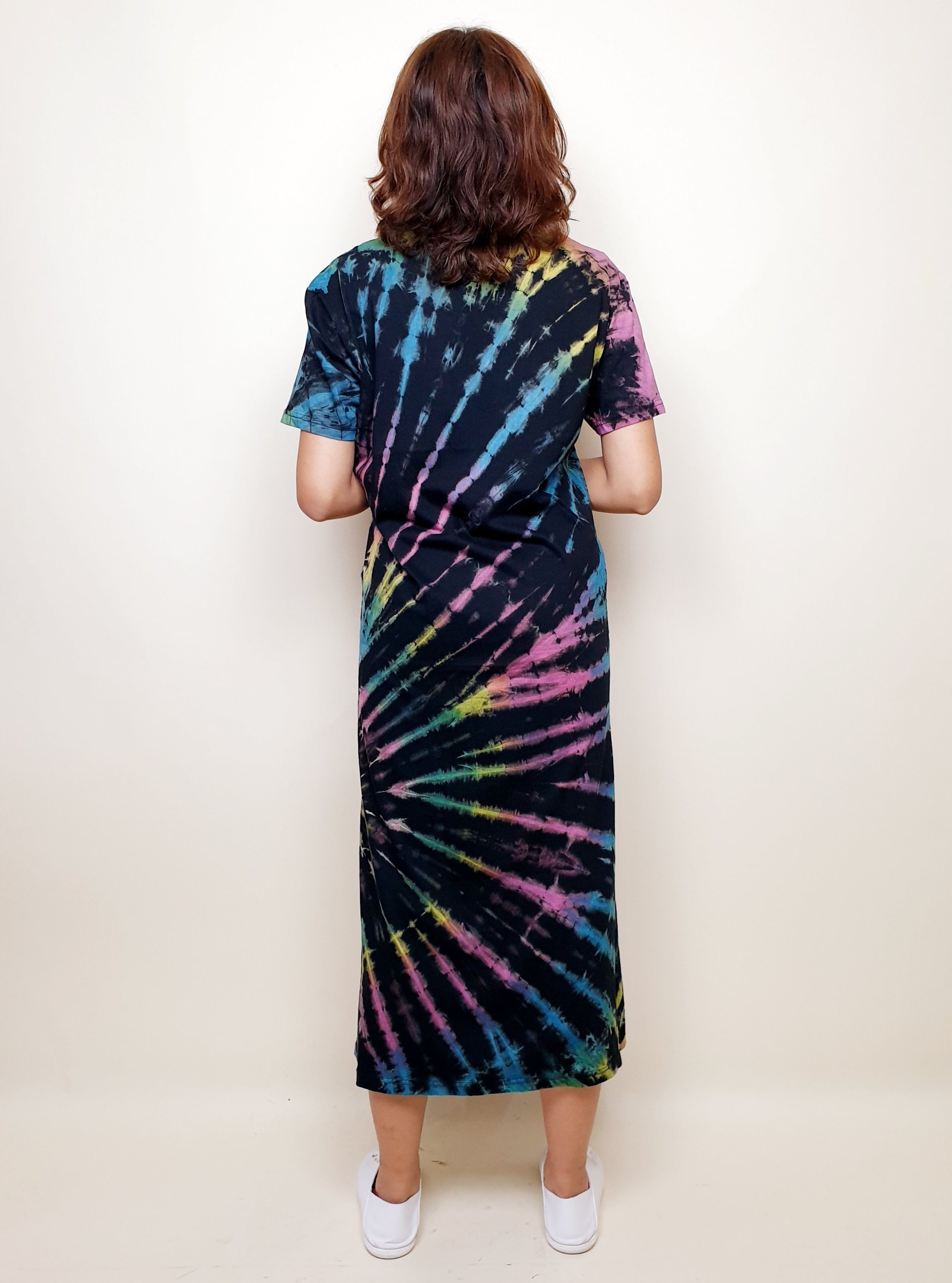 Jersey Tie Dye Stancer Dress | Angie's Fashion