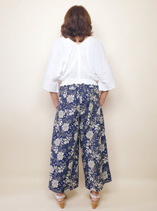 Long Cotton Daisy Pants | Angie's Fashion