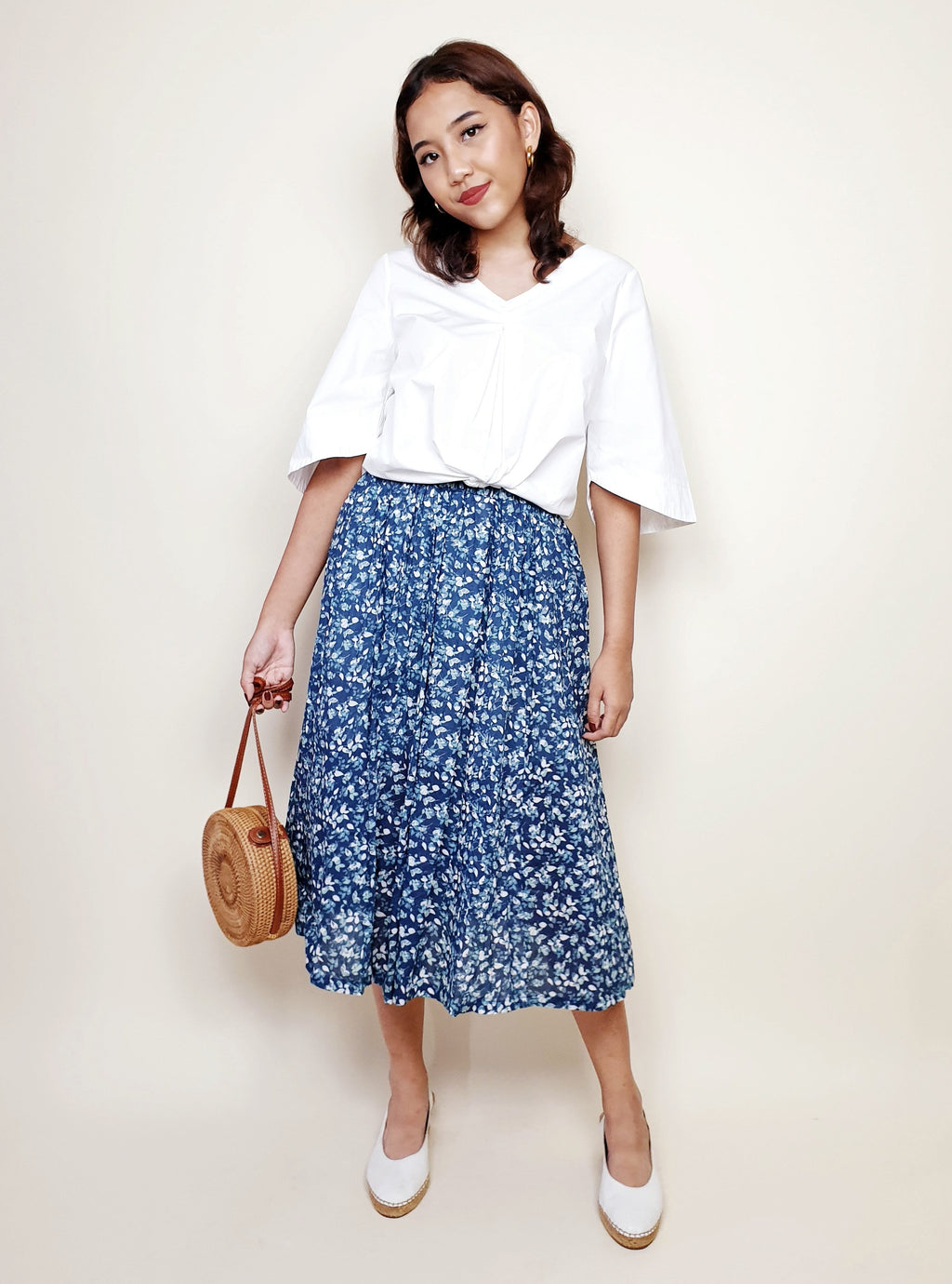 Cotton Petal Skirt | Angie's Fashion