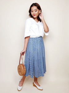 Cotton Polka dot Skirt | Angie's Fashion