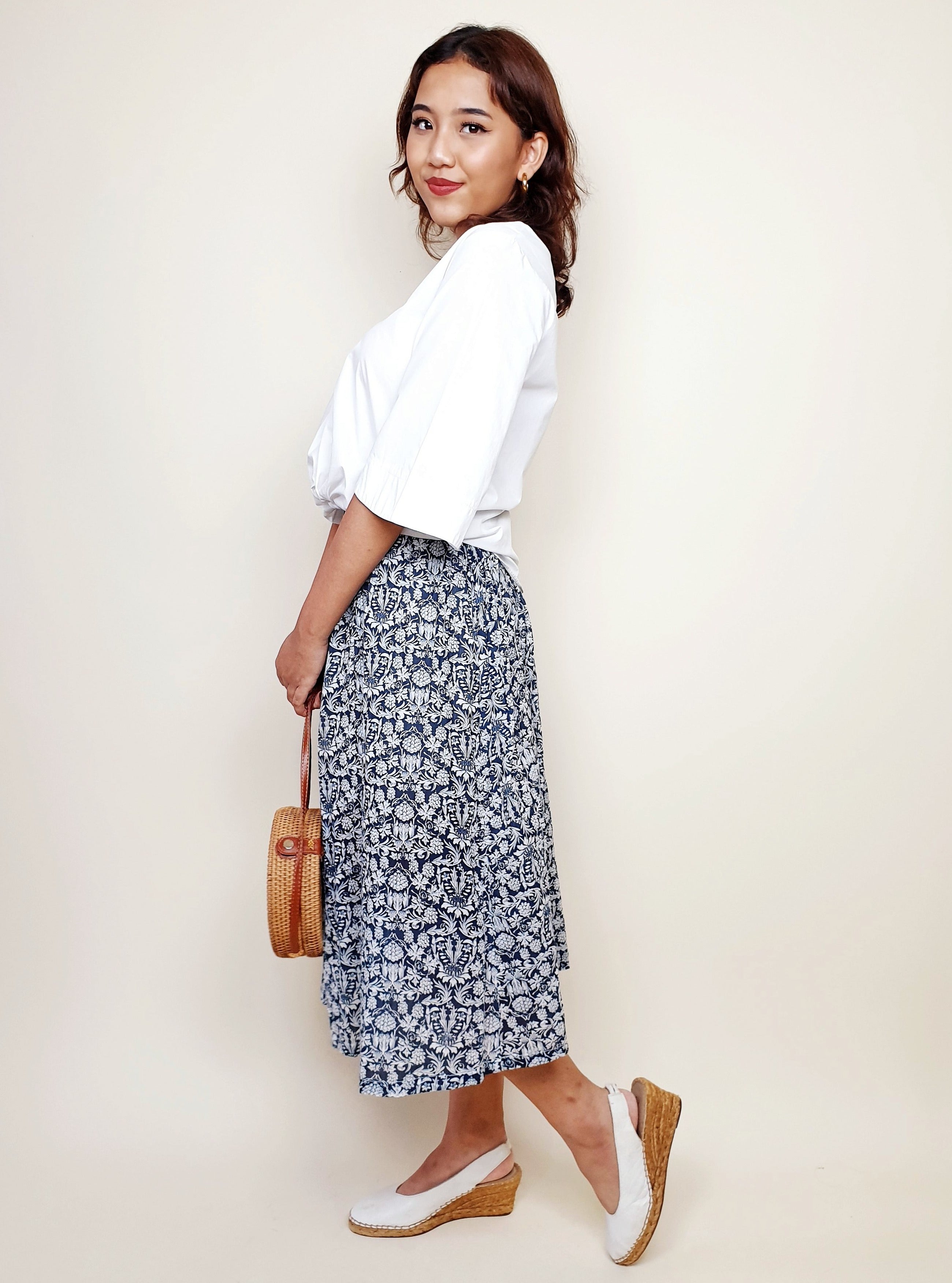 Cotton Vine Skirt | Angie's Fashion