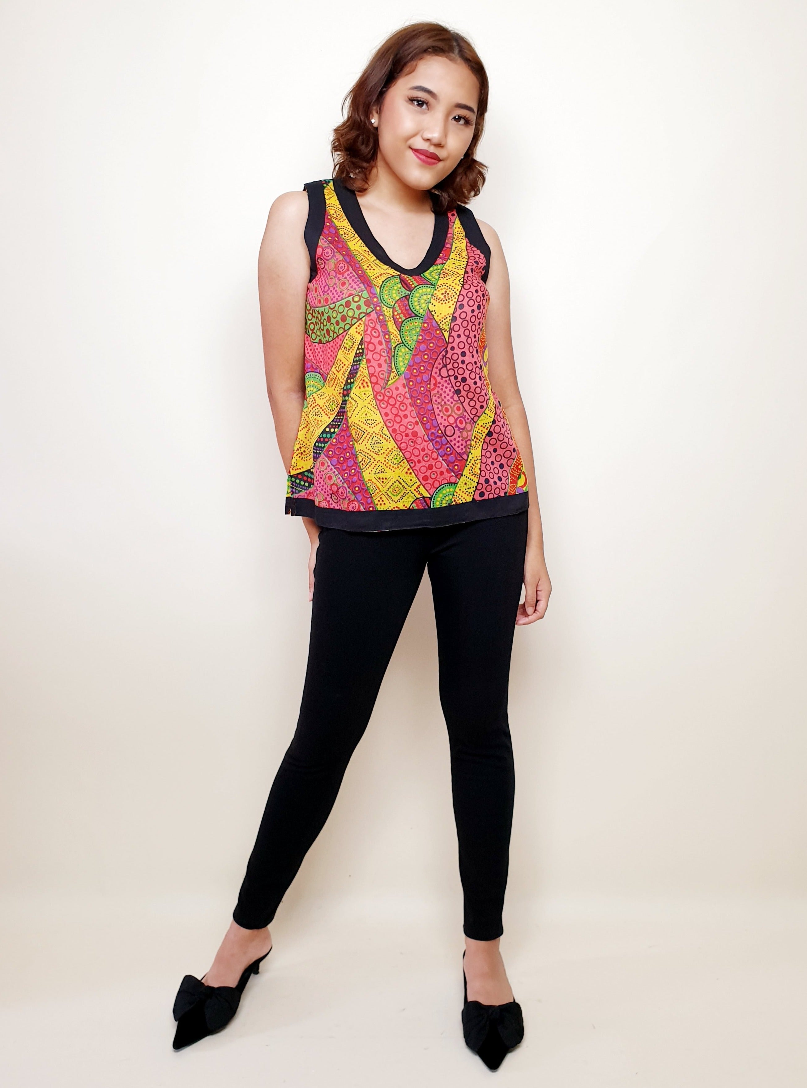 Sleeveless Cotton Boba Top | Angie's Fashion