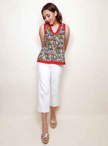 Sleeveless Cotton Felina Top | Angie's Fashion