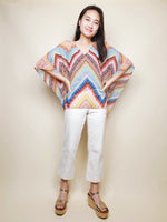Load image into Gallery viewer, V-neck Mexican Kaftan Top | Angie&#39;s Fashion
