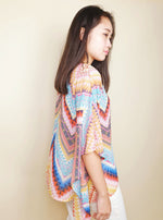 Load image into Gallery viewer, V-neck Mexican Kaftan Top | Angie&#39;s Fashion
